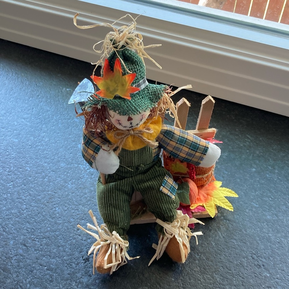 Scarecrow Halloween Art! GREAT CONDITION!
